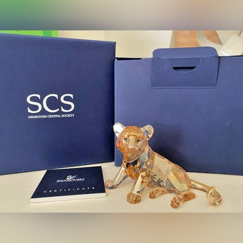 Swarovski crystal scs tiger - crystal, "scs
