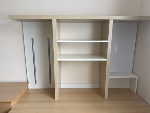 Ikea desk and shelves - ikea,