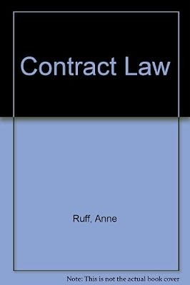 Contract law ruff anne - law,, ruff,