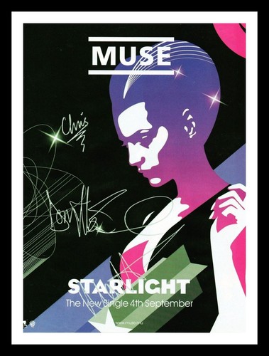 Muse entire band autographed - entire,
