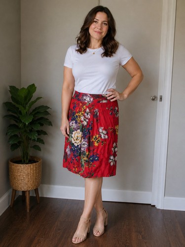 Joules red floral - joules, print