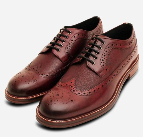 Mens handmade oxblood - mens,