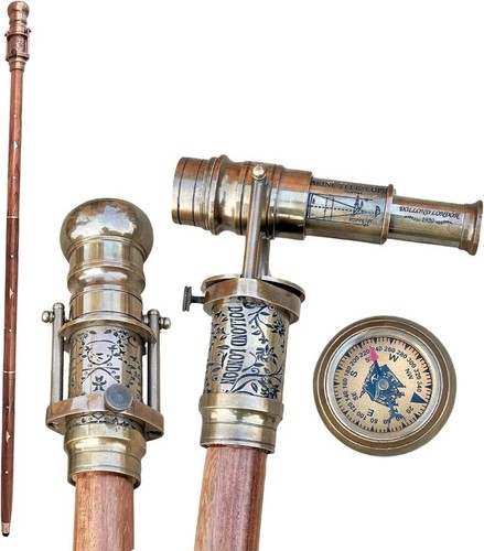 Compass head handle wooden - handle,