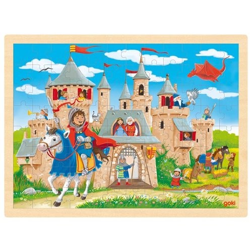Wooden jigsaw puzzle knights - wooden,