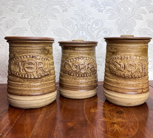 Vintage studio pottery tea - vintage,