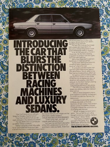Vintage 1985 bmw - vintage, 535i