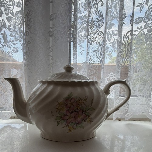 Floral teapot - floral,