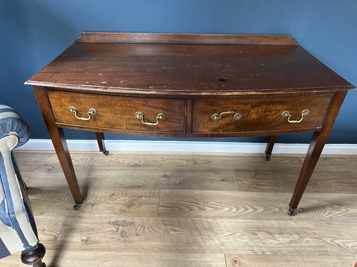 Antique mahogany writing - writing, desk