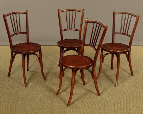 Antique set four bentwood - antique,
