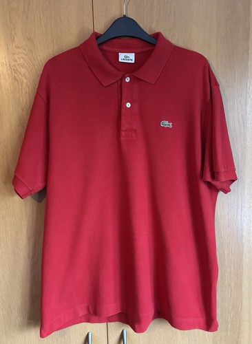 Lacoste red short sleeve - red,