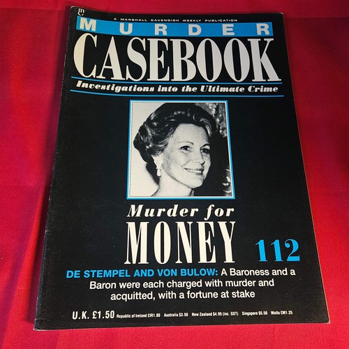 Murder casebook magazine issue - murder,
