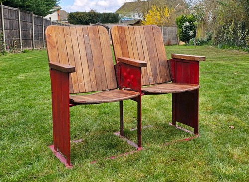 Vintage cinema seats - cinema,