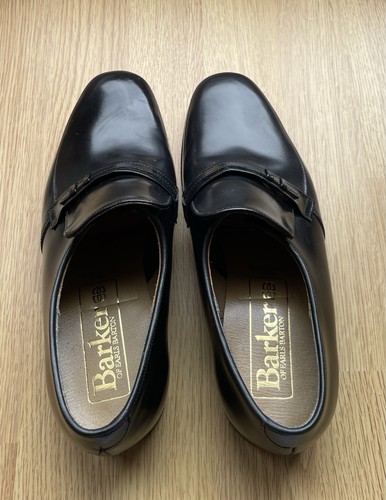 Barker black leather - leather, shoes