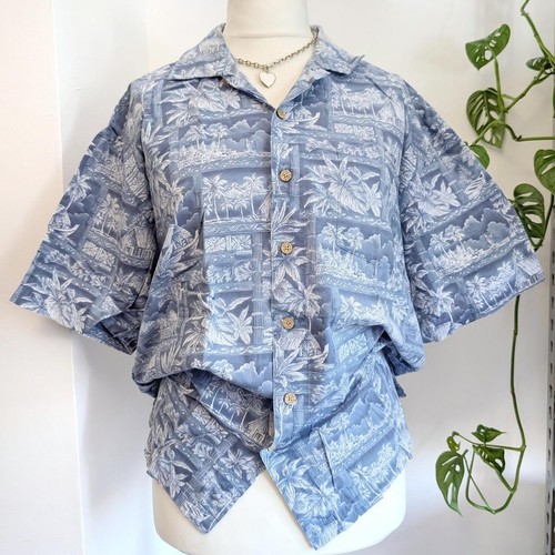 Vintage 90s y2k mens blue - y2k,