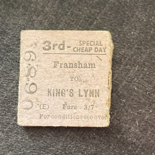 Half railway ticket - ,