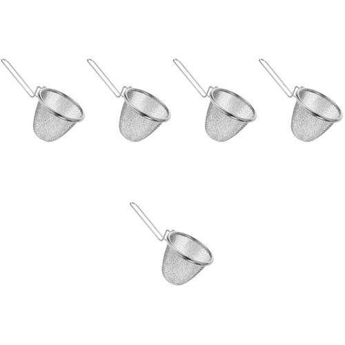 5pcs silver stainless - 5pcs,