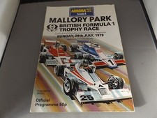 1979 mallory park programme - 1979,