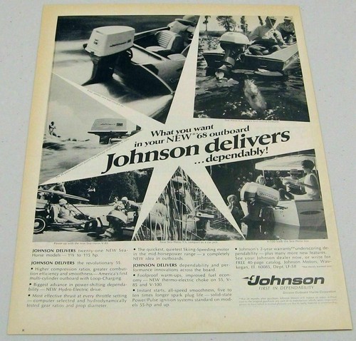 1968 print johnson outboard - ad,