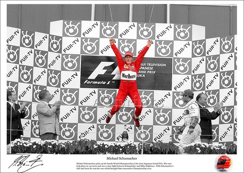 Michael schumacher signed - schumacher,