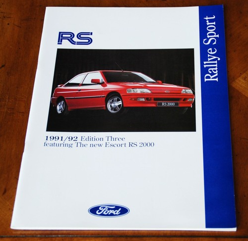 Ford rallye sport brochure - ford,