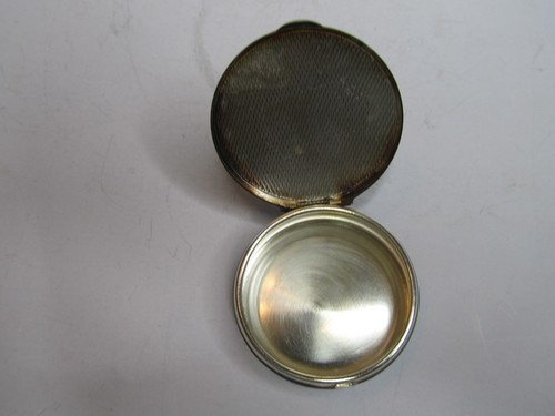 Vintage silver pill box - vintage,