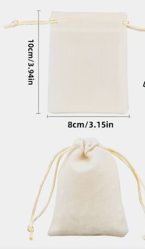 Beige velvet drawstring - 10,
