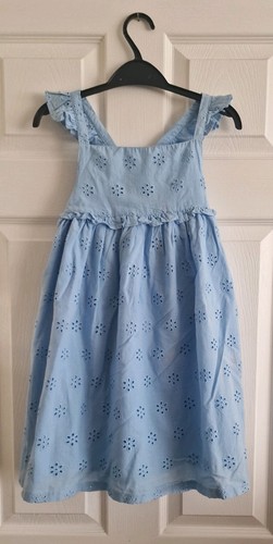 Girls blue broderie - tu,