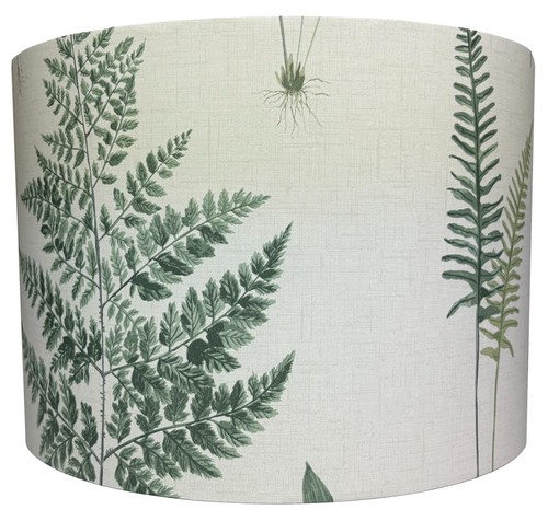 Fern print lampshade - fern, –