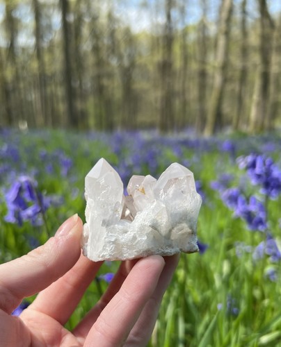 Clear quartz cluster from - quartz,
