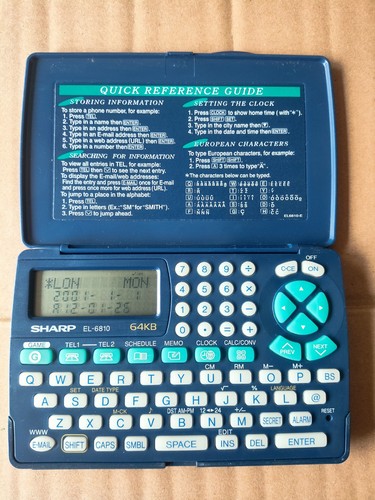 Sharp electronic pocket - electronic,