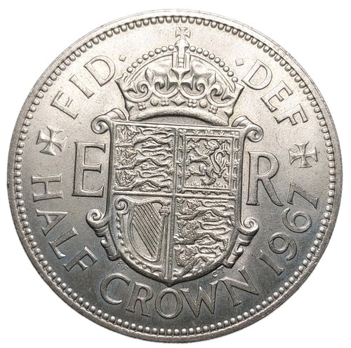 1967 half crown coin - 1967,