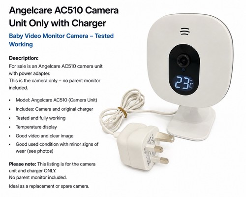 Angelcare ac510 baby monitor - angelcare,