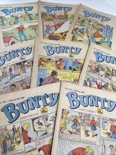Bunty comics bundle from - 8,