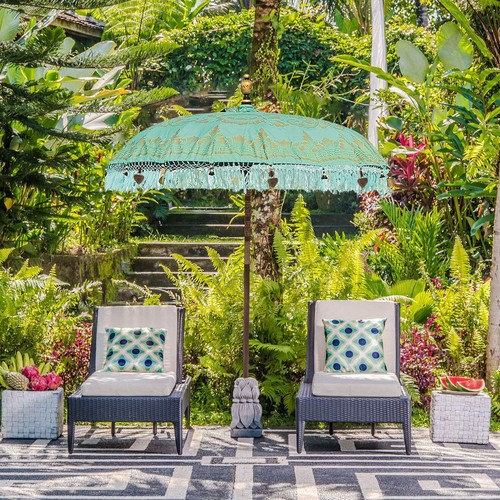 Balinese garden sun - garden,