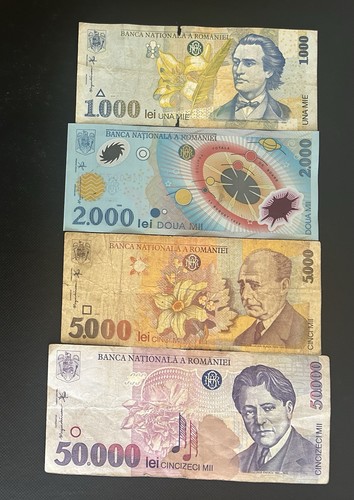 Set banknotes romania - 4,