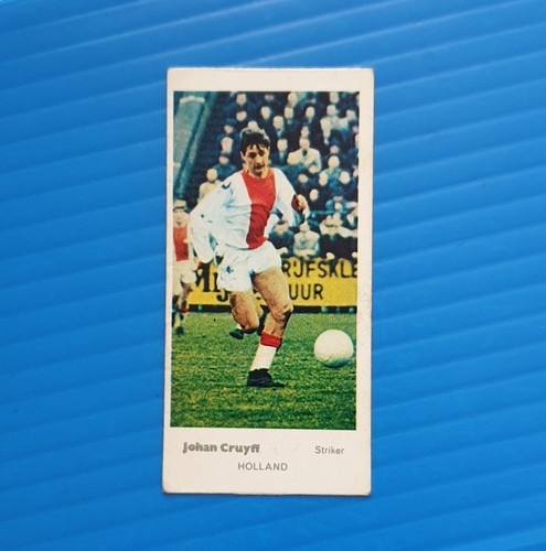 1970 world cup card - cup, johan