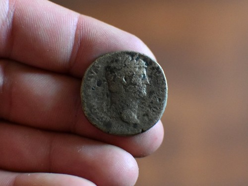 Ancient roman coin hadrian - ancient,