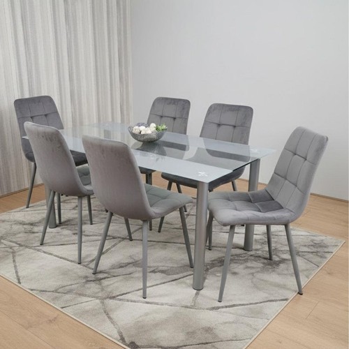 Dining table and chairs - dining,