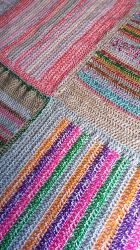 Hand crochet blanket large - hand-crochet,