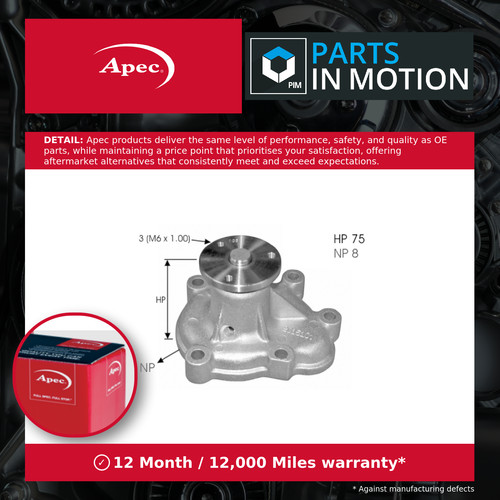 Water pump awp1542 apec - water,