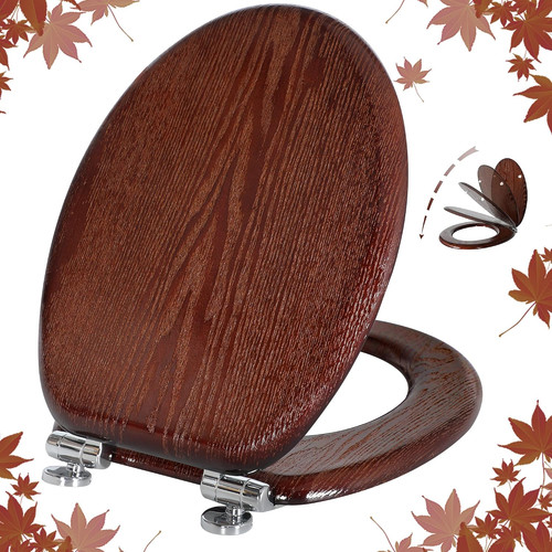 Natural wooden toilet seat - natural,
