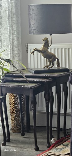 Black wood rectangular - wood, nesting