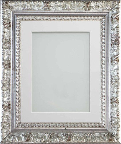 Ornate silver photo frames - ornate,