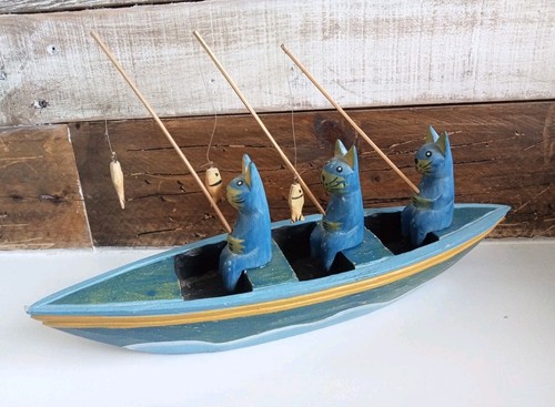 Rare vintage folk art wooden - rare, 3