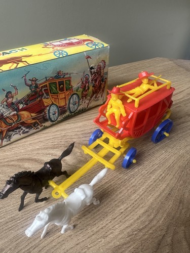 Vintage boxed western play set - vintage,