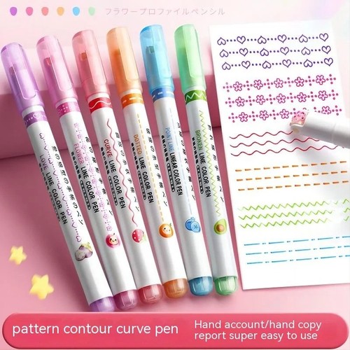 Line pattern roller pen - line,
