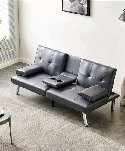 Sofa bed luxury leather - sofa,