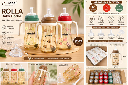 Job lot baby bottles - job, 24