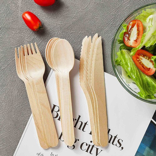 Wooden cutlery biodegradable - cutlery,
