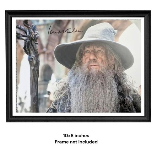 Sir ian mckellen hand - mckellen, signed